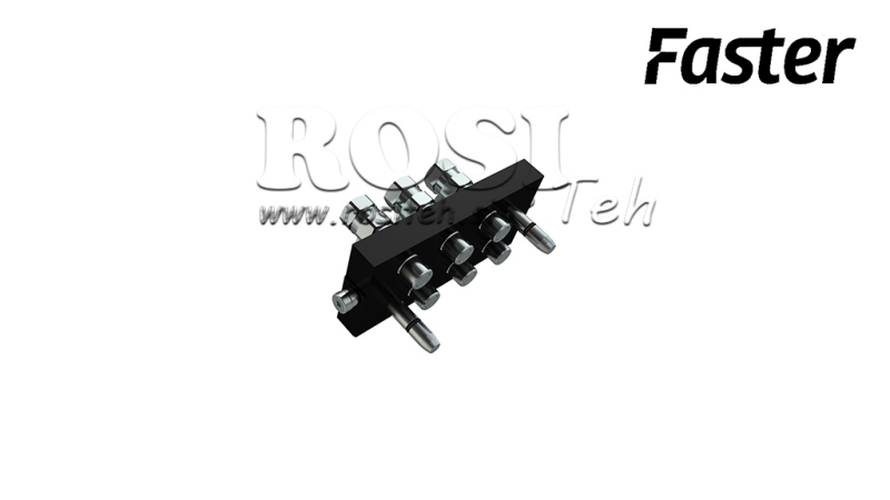 ACOPLAMENTO MULTI-FASTER 6VIAS BSP 3/8 PARTE MÓVEL