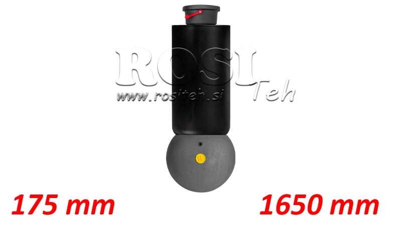 TELESKOPSKI CILINDER - MEILLER KIPPER 5 STOPENJ 175mm - 15 ton hod 1650mm