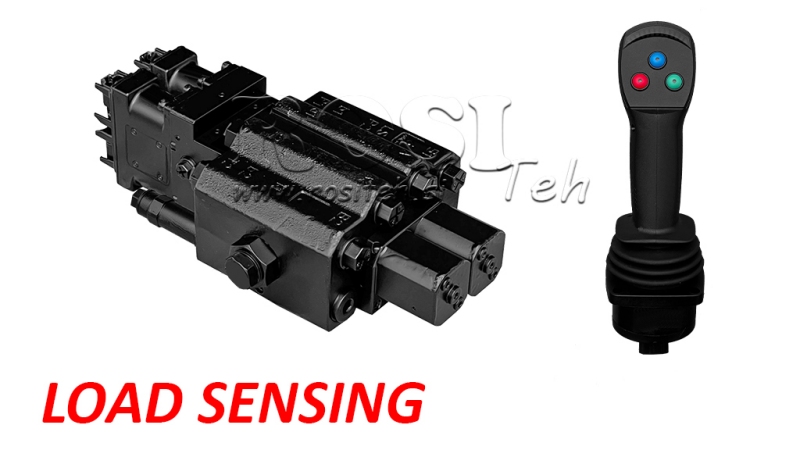 VÁLVULA PROPORCIONAL PARA PÁ CARREGADEIRA DIANTEIRA DE TRATOR - LOAD SENSING LVM92 EHP