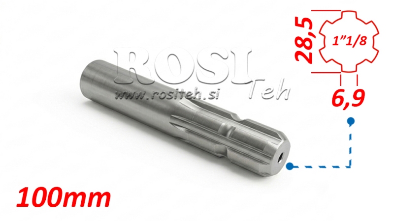 KARDANSKI NASTAVEK 1-1/8 STANDARD (100 mm)