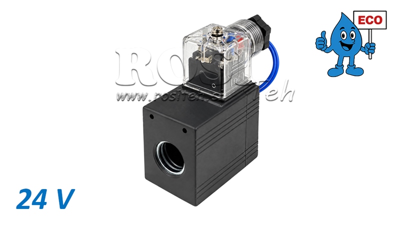 BOBINA ELETROMAGNÉTICA 24V PARA ELETROVÁLVULA HIDRÁULICA E40 ECO