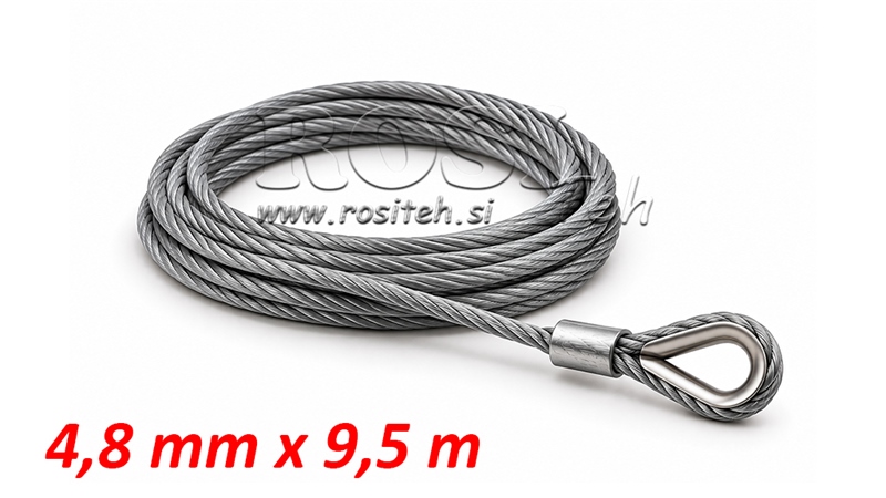 CABO DE AÇO PARA GUINCHO RS-2500 - 1133 kg