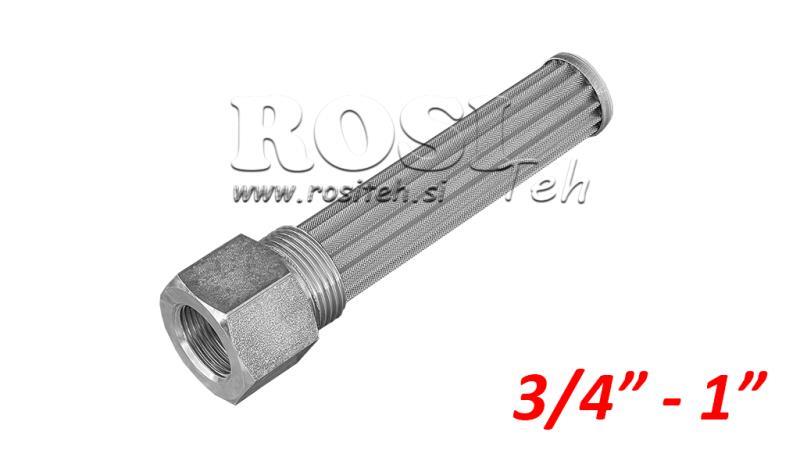 FILTRO DE TUBO HIDRÁULICO 250u 3/4 - 1