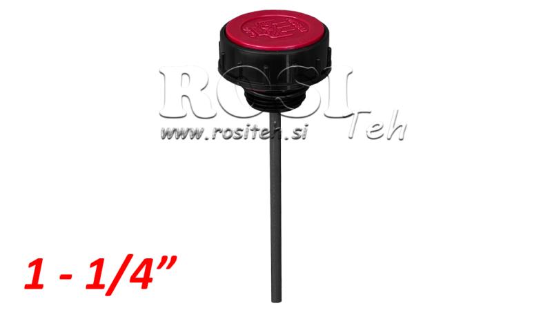 TAMPÃO DE ENCHIMENTO 1 1/4 COM VARA DE NÍVEL E RESPIRO