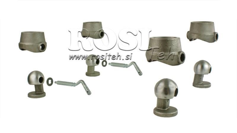 CONJUNTO DE SUPORTES PARA CAÇAMBA DE CAMINHÃO BASCULANTE FI85