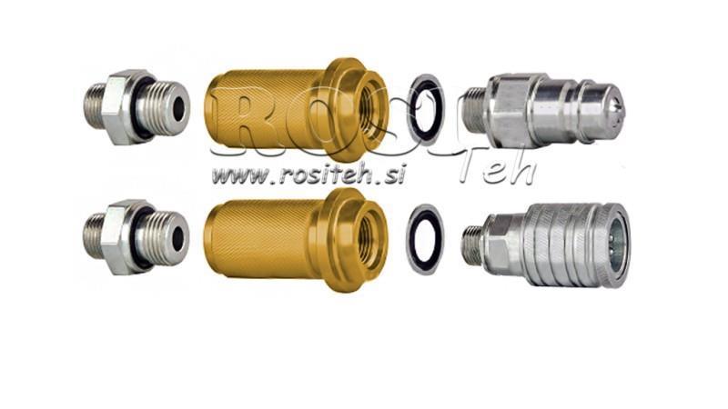 MANIVELA DE ACOPLAMENTO RÁPIDO MARCAÇÃO M22-1/2 AMARELO