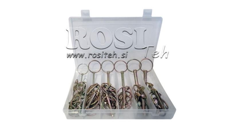 CONJUNTO DE CLIPS REDONDOS DE SEGURANÇA PARA TRACTOR (50 pcs)