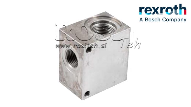 OHIŠJE ZA 2 POTNI HID.VENTIL REXROTH 1/2 70-LIT