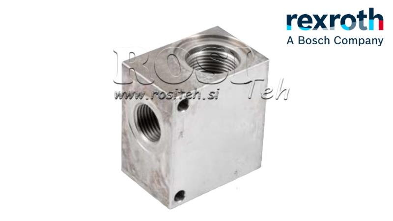 CARCAÇA PARA VÁLVULA HIDRÁULICA DE 2 VIAS REXROTH 1 150-LIT