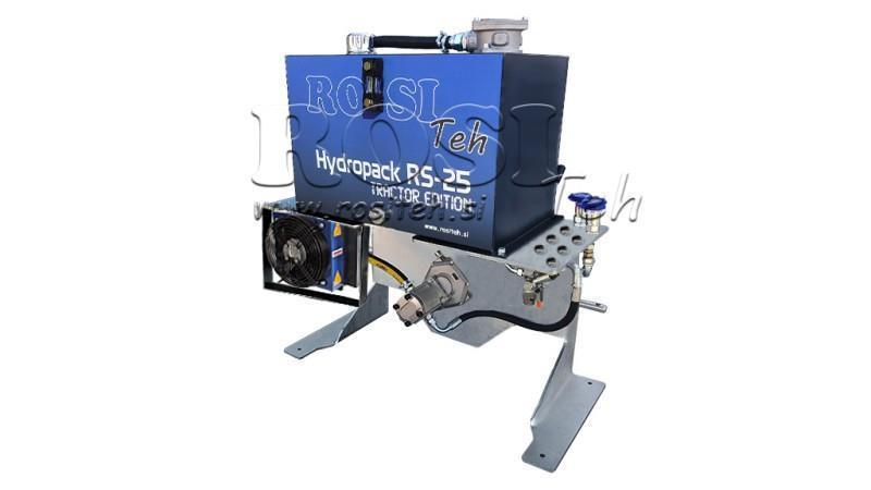 AGREGADO HIDRÁULICO DE TRACTOR CAPACIDADE 70lit FLUXO 53lit/min 1XP80 - COM RESFRIADOR DE ÓLEO