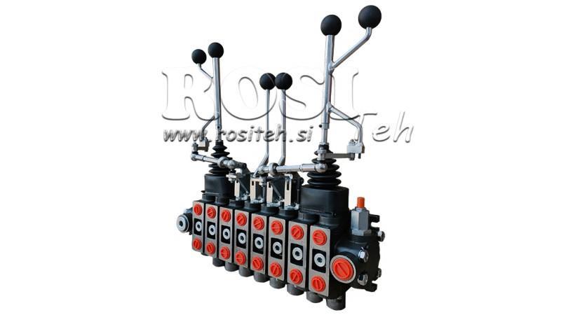 VÁLVULA HIDRÁULICA HIAB 8xPC70 2X JOYSTICK EURO 3 POS