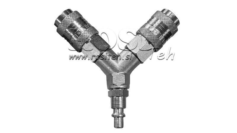 DISTRIBUIDOR DE ACOPLAMENTO RÁPIDO PNEUMÁTICO Y