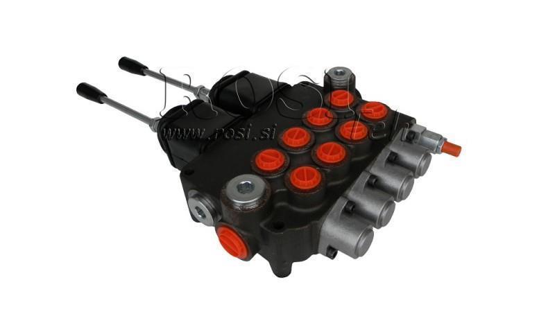 VÁLVULA HIDRÁULICA 4xP80   2x JOYSTICK