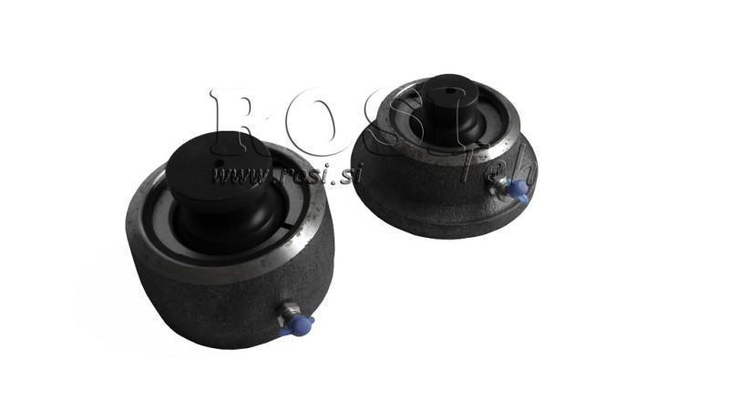 TERMINAL DE RÓTULA PARA CILINDRO HIDRÁULICO TELESCÓPICO Φ 73 MAX. 30 TON