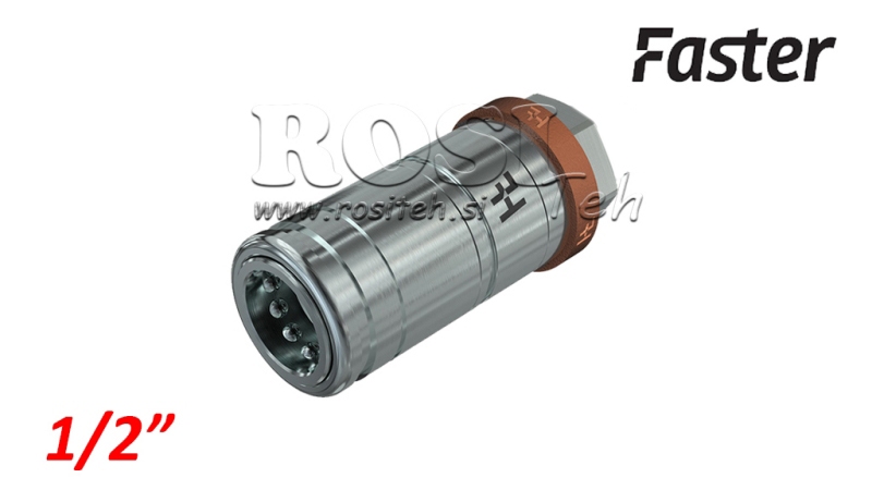 ACOPLAMENTO RÁPIDO FEMININO PARA TRATOR 3CFPV PUSH - PULL 1/2