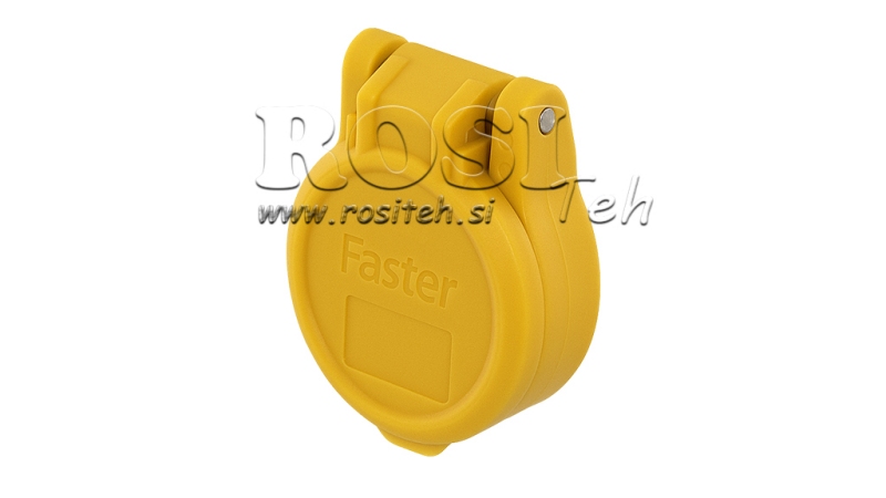 COVER PROTECTOR AMARELO PVC ACOPLAMENTO RÁPIDO FEMININO PUSH PULL
