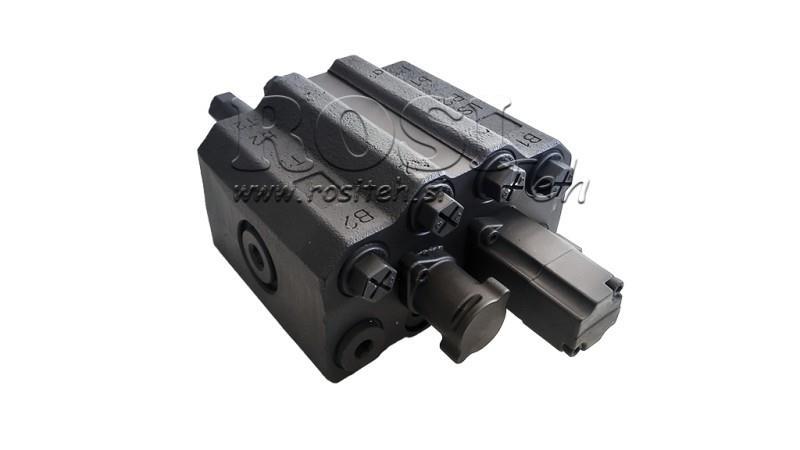 VÁLVULA DE CONTROLE HIDRÁULICA 2xP90 L/min SENSIBILIDADE DE CARGA
