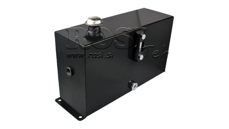 RESERVATÓRIO METÁLICO 12 LITROS CUBO 255x120x450mm COMPLETO COM EQUIPAMENTO