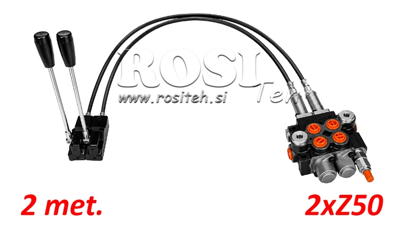 KIT 2xZ50 + JOYSTICK 1 POSIÇÃO L2000