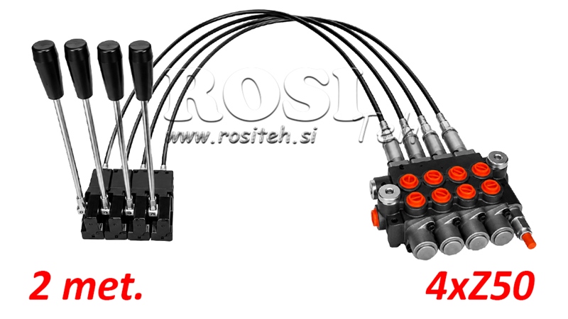 KIT 4xZ50 + JOYSTICK 1 POSIÇÃO L2000