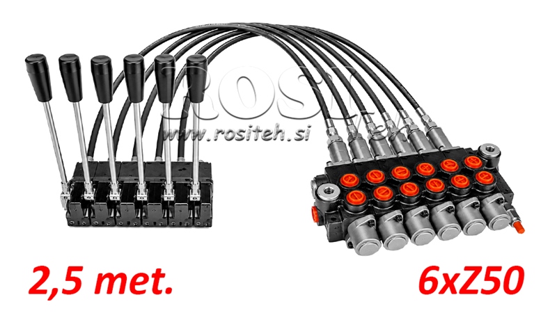KIT 6xZ80 + JOYSTICK 1 POSIÇÃO L2500