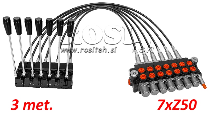 KIT 7xZ50 + JOYSTICK 1 POSIÇÃO L3000