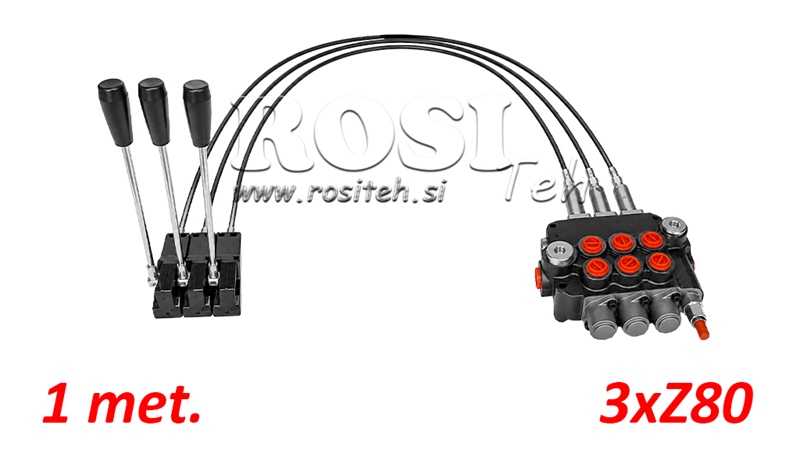 KIT 3xZ80 + JOYSTICK 1 POSIÇÃO L1000
