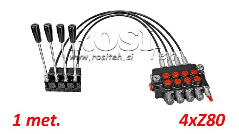 KIT 4xZ80 + JOYSTICK 1 POSIÇÃO L1000