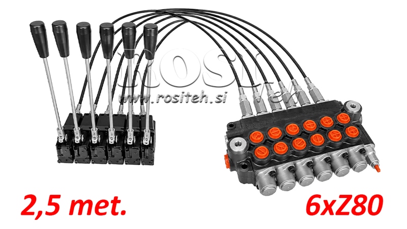 KIT 6xZ80 + JOYSTICK 1 POSIÇÃO L2500
