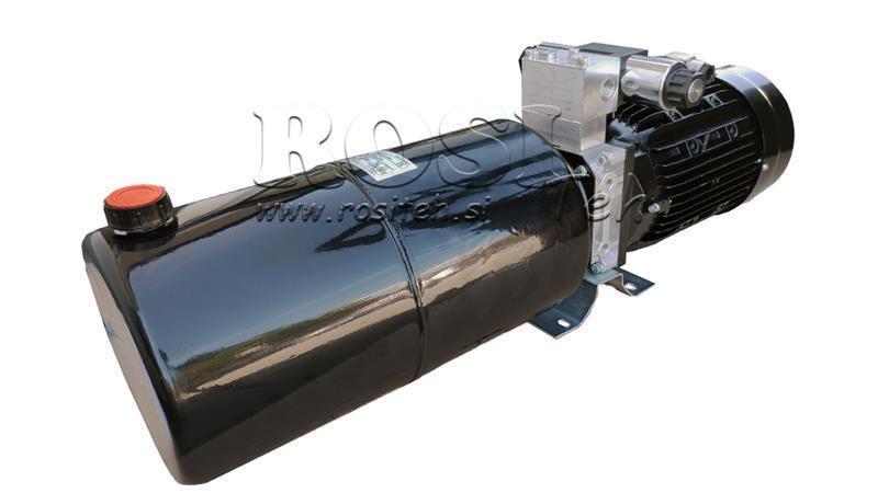 AGREGADO HIDRÁULICO MINI 230V AC (2.2 kW) 120 bar - 8.0 cc - 11.2 lit/min - tanque 12 lit