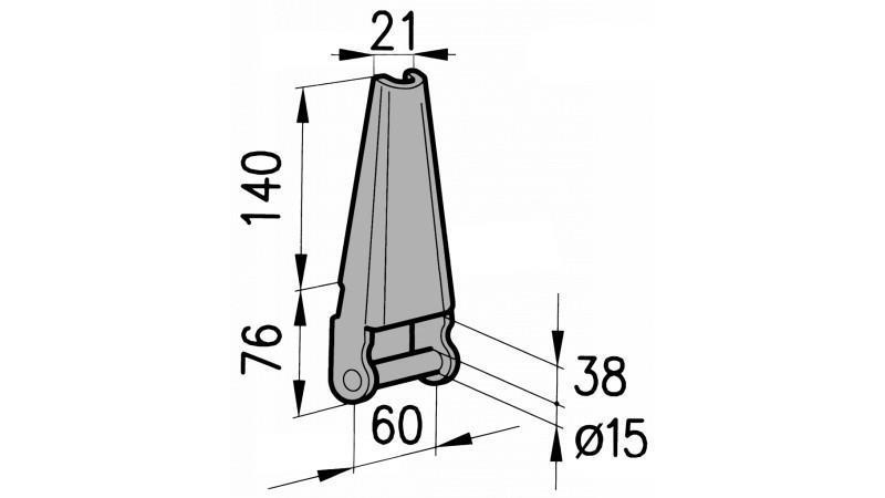 SUPORTE MASCULINO ESTENDIDO