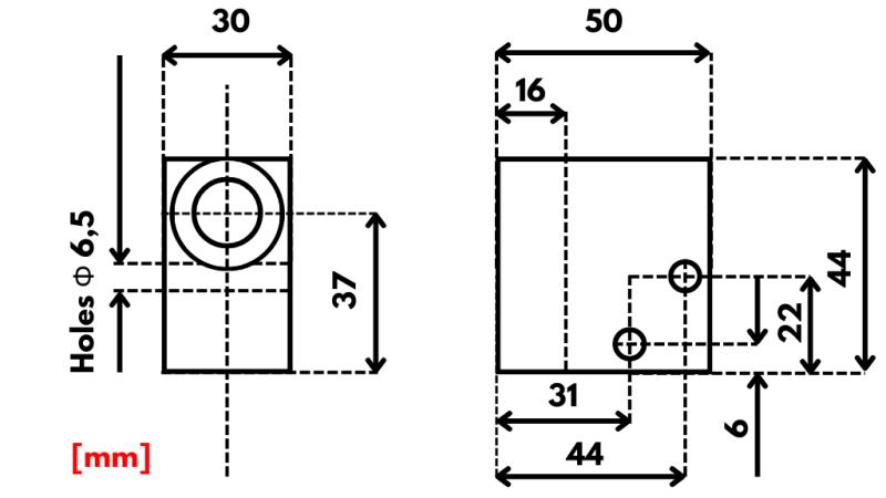 OHIŠJE ZA 2 POTNI HID.VENTIL REXROTH 3/8 40-LIT
