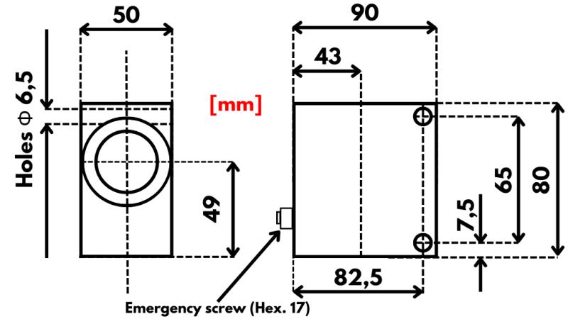 CARCAÇA PARA VÁLVULA HIDRÁULICA DE 2 VIAS REXROTH 1 150-LIT