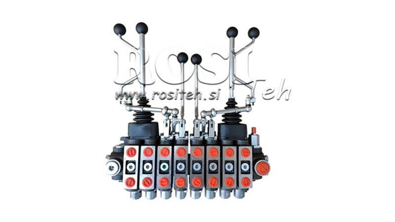 VÁLVULA HIDRÁULICA HIAB 8xPC70 2X JOYSTICK EURO 3 POS