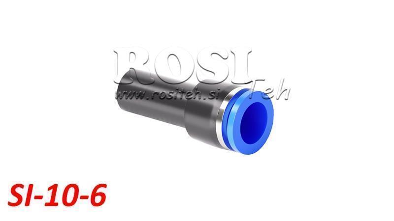 CONECTOR REDUTOR PNEUMÁTICO TPA SEM ROSCA SI-10-6