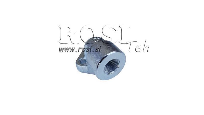 CONECTOR DE TUBO 3/8 - FLANGE DE ÂNGULO fi 30