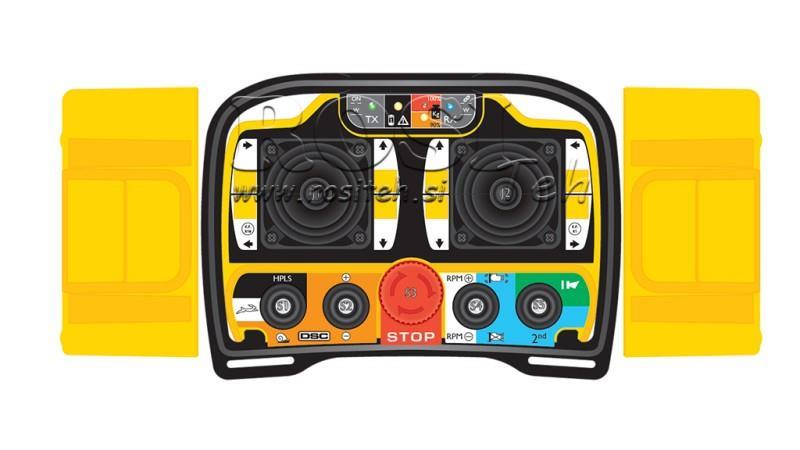 CONTROLE REMOTO POR RÁDIO - PROPORCIONAL - ZEUS2 B2 10016 Plus