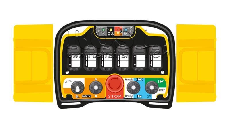 CONTROLE REMOTO POR RÁDIO - PROPORCIONAL - ZEUS2 M6 10020 Plus