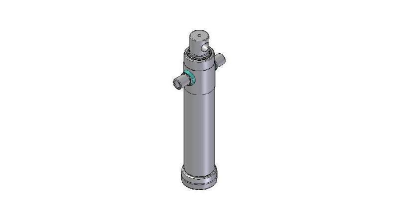 3025F -CILINDRO TELESCÓPICO PADRÃO/ORIFÍCIO 2 ESTÁGIOS DESLOCAMENTO 895 DIÂMETRO 95