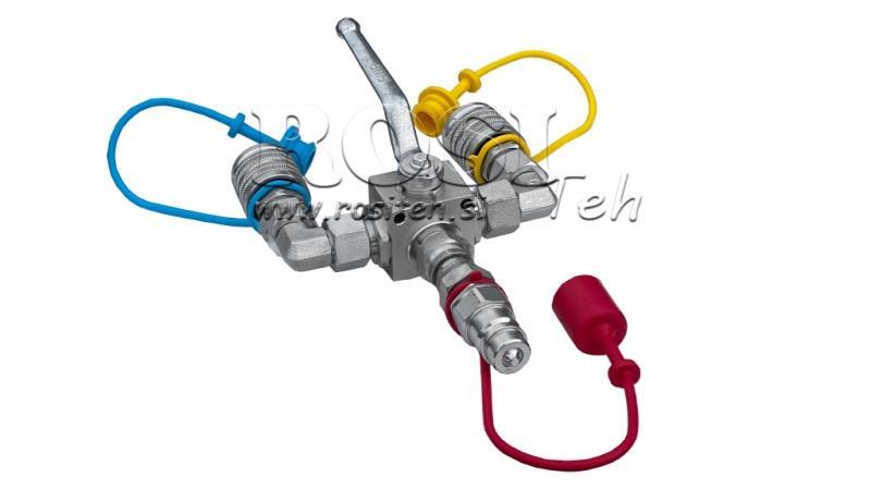 DIVISOR MANUAL DE DESCARGA DE TRACTOR