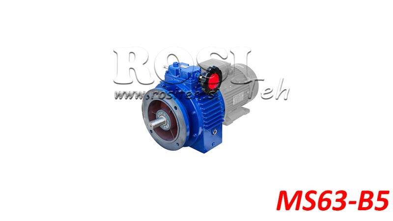 REDUTOR VARIÁVEL UDL PARA MOTOR ELÉTRICO MS63-B5