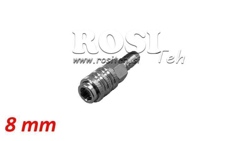 ACOPLAMENTO RÁPIDO PNEUMÁTICO FEMEA SPRUCE 8mm - DN7.2