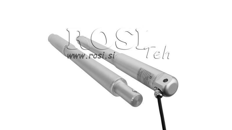 CILINDRO ELÉTRICO 12V 150kg-5mm/sec CURTA 500mm