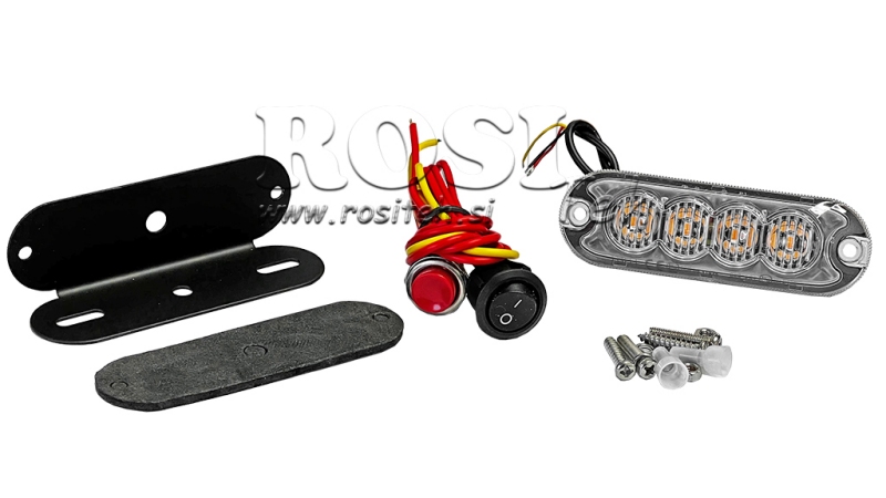 LUZ ESTROBOSCÓPICA LED 12/24V