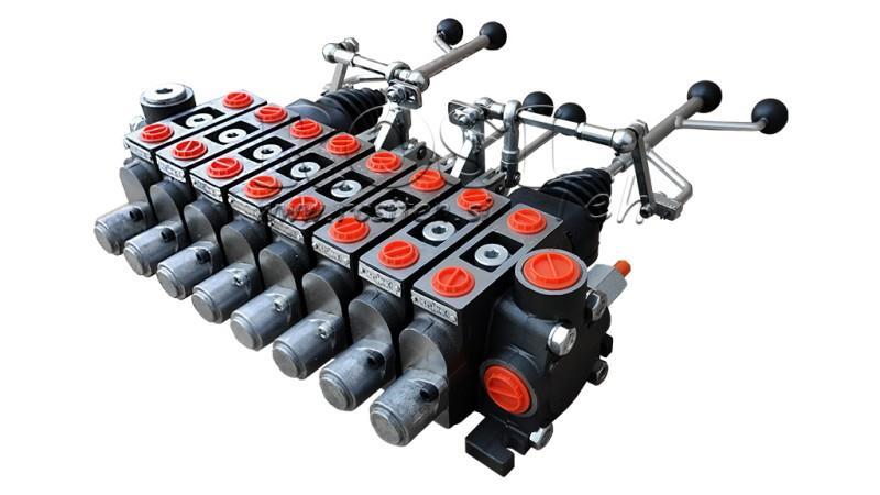 VÁLVULA HIDRÁULICA HIAB 8xPC70 2X JOYSTICK EURO 3 POS