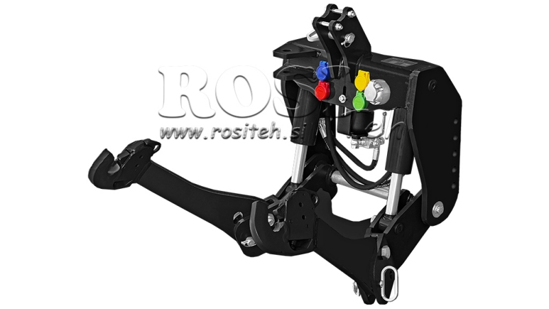 LEVANTE HIDRÁULICO FRONTAL UNIVERSAL CAT. 2 1500KG PRETO (RAL 9005)