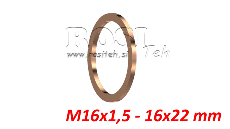 ANEL DE COPPER M16X1.5 - 16X22 MM