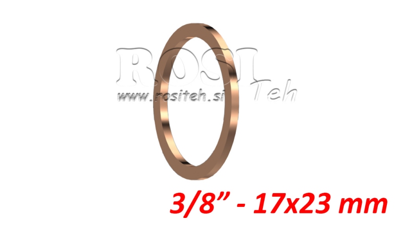 ANEL DE COPPER 3/8 - 17X23 MM