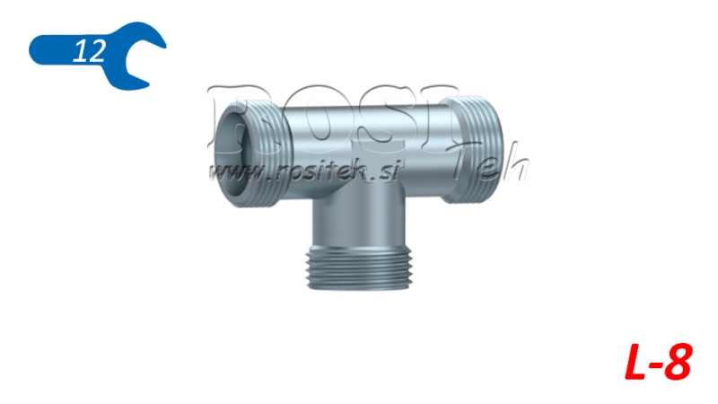 HIDRAVLIČNI T KOM L-8 MOŠKI M14x1,5