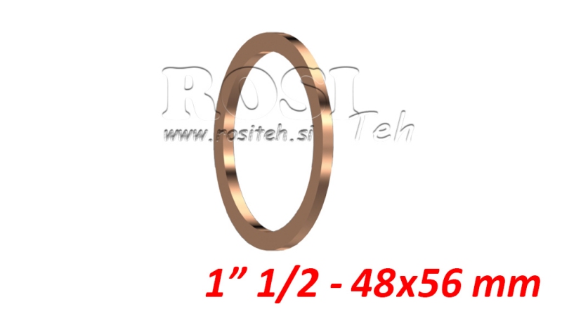 ARRUELA DE COBRE 1 1/2 - 56X48 MM